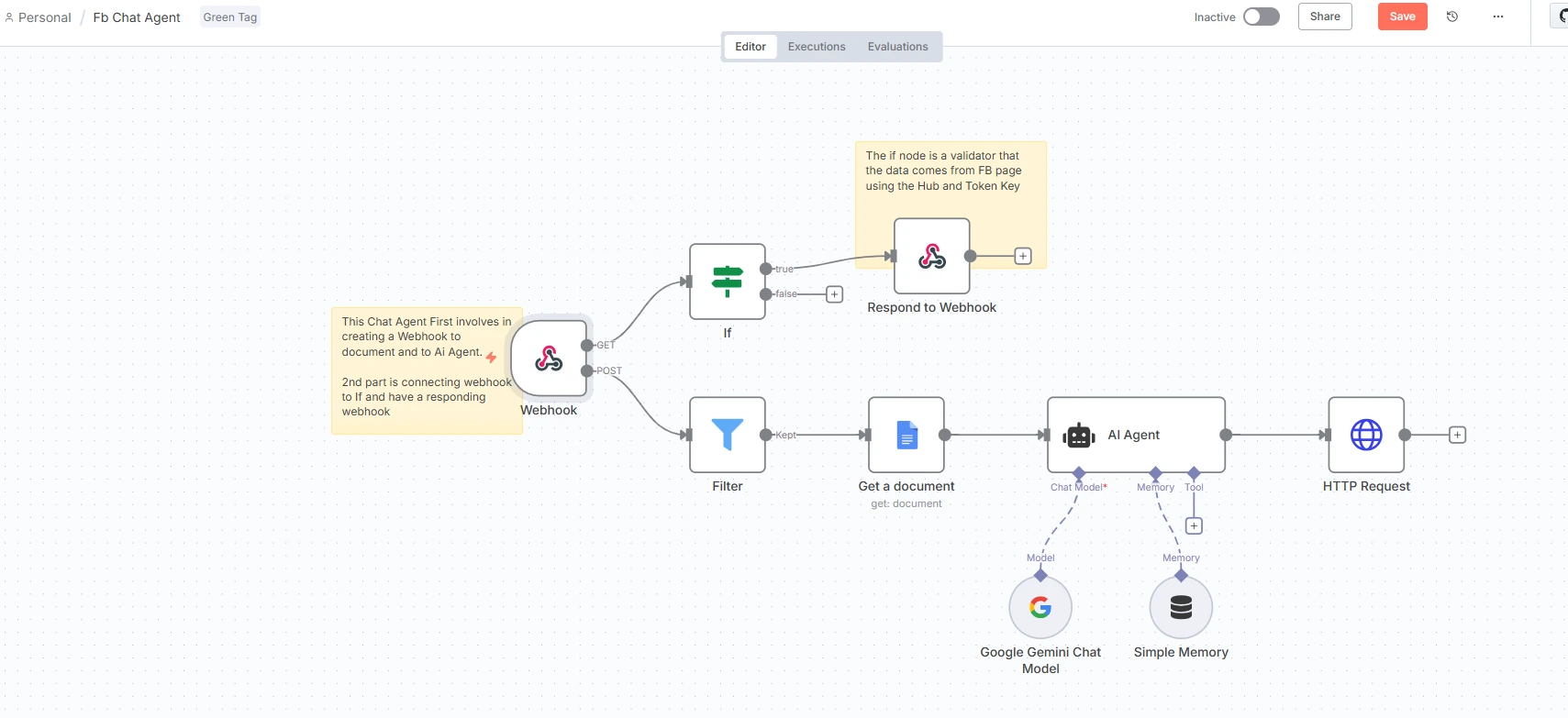 Facebook Chat Agent